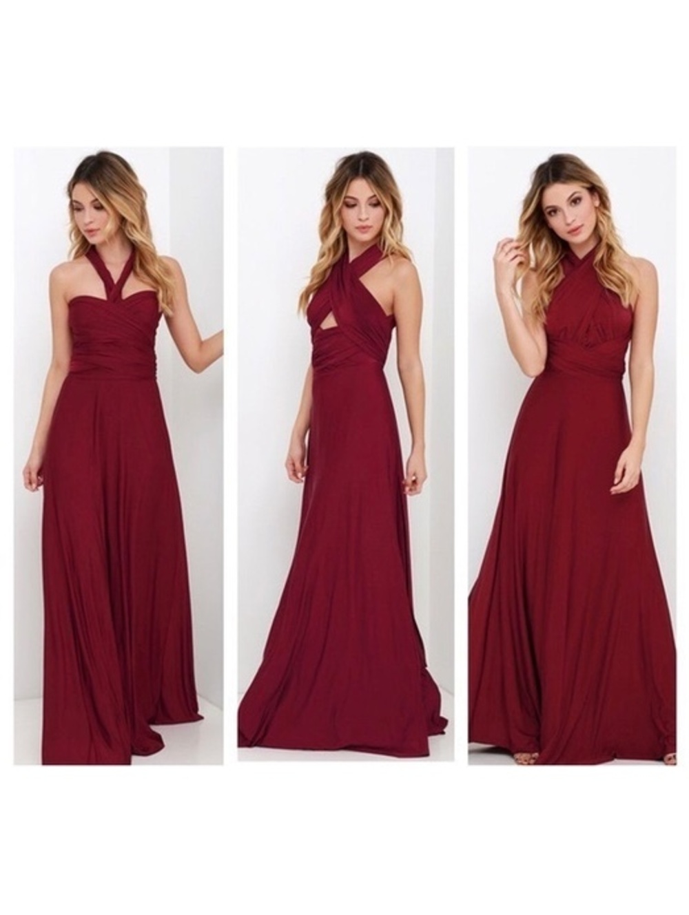 Lulu's Tricks of the Trader Convertible Maxi Dress